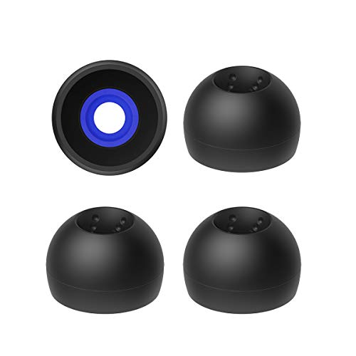 JVC EPFX10 Spiral Dot Earpieces - Set of (4) Ear Tips, Sizes Small Through Large, Fits Many JVC Models (Medium)