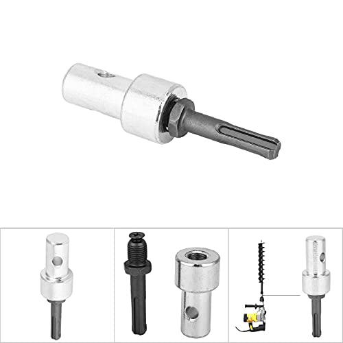 Adapter Wiertarki ślimakowej do Lodu Adapter Wiertła do Wiertarki Elektrycznej do Złącza ślimaka Uziemiającego Arbor Round Shank 2 Pit 2 Slot Adapter Wiertarki Elektrycznej