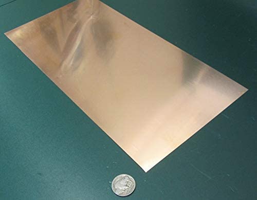 510 Phosphorus Bronze Shim .005" Thick x 6.00" Width x 12.00" Length 1 Pc
