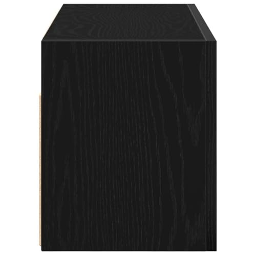 Genérico Mueble de Pared de baño Madera ingeniería Negro 60x25x30 cm,Mobiliario,Armarios y Almacenamiento,Tocadores,Tocadores de baño,860059 - imagen 5
