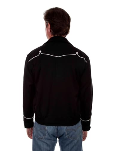 Scully - Mens Bolero Jacket W/Piping2