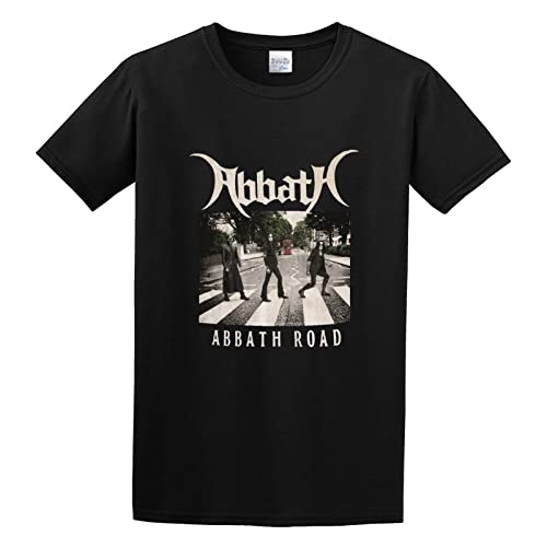 Abbath Road Graphic T-Shirt Black Men's Tee L