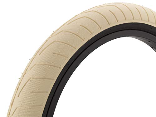 Kink Bikes Sever BMX Tyres Cream / Black 2.40 Inches