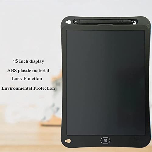 Image of SYGA LCD Writing Pad, 15 inch Kids Doodle & Scribble Boards Erasable Writing Tablet for Kids Adults, Black