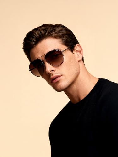 Image of IDEE 100% UV Protected Sunglasses for Men | Size- Large | Shape- Aviator | Model- IDS2934