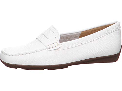 Marca: Wirth Wirth Albany - Scarpe basse da donna, mocassino, colore: Bianco, bianco, 41 EU