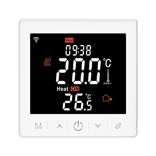 Tomshin Aquecimento de piso de água WIFI Termostato 3A com aplica...