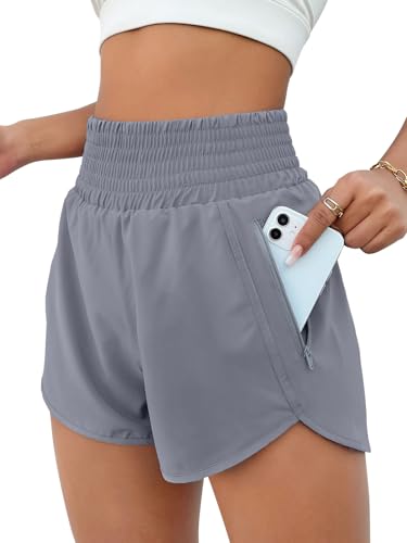 Image of BMJL 2.5 inch Athletic Shorts for Women Comfy High Waisted Short with Pocket