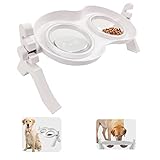 Comedero Gato Perro : 3 alturas ajustables comedero elevado gato perros, mejor posición de alimentación de su cuenco para gatos. El comedero elevado para gatos y perros es perfecto para gatos y mascotas.