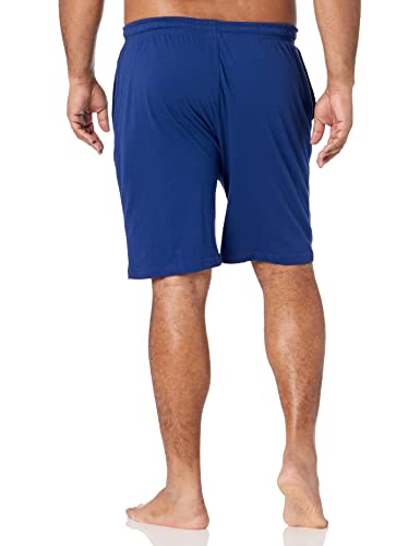 Image of Amazon Essentials Men's 9 inch Knit Pajama Shorts with Elastic Waist and Drawstring, Loungewear (Available in Big & Tall)