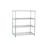 Reotto Simple Multi Layer Shoe Rack Stainless Steel Easy Assemble Storage Shoe Cabinet Shoe Rack Hanger Home Organizer Accessories