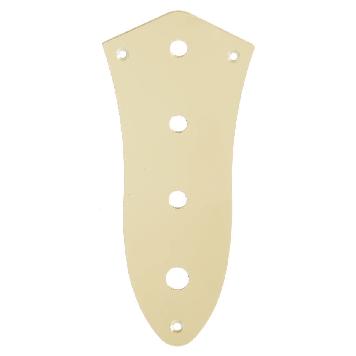 10 Pcs Bass Guitar Control Plate for Jazz Bass Part Gold Mirror Suace 4 Hole