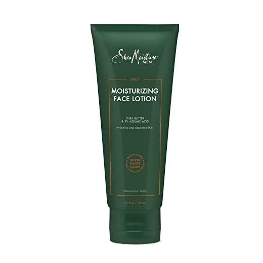 SheaMoisture Men Lotion for Soft, Smooth Skin Daily Moisturizing Face Lotion Dermatologist-Tested Skin Care Proven to Prevent Razor Bumps When Using Our System 3.5 oz