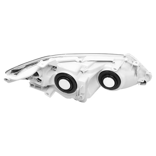 Headlight Assembly Compatible with 2012 2013 2014 Toyota Camry L/LE/XLE/Hybrid Halogen Headlamp, Chrome Housing Amber Reflector by corkiauto - Image 8