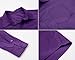 Cromoncent Men's Stylish Business Dress Shirt and Tie Combo,Long Sleeve,Stretchable,Trendy Designs,Breathable,Dark PurpleA,XXL