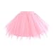 Produktbild Hanpceirs Damen 1950er Vintage Tüll Petticoat Rock Ballett Bubble Tutu Pink 2XL