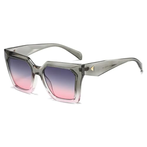 Lunettes de soleil UV400 monture dégradée femme homme pour voyage