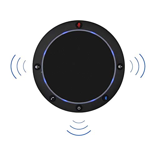 Preisvergleich Produktbild Tenveo Bluetooth PC Lautsprecher für Videokonferenzen, Omnidirektionales USB Streaming Freisprechanlage Konferenzmikrofon(TEVO-NA100B)