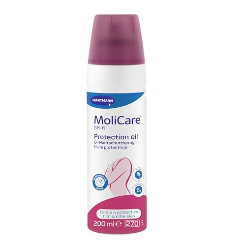 MoliCare Skin Öl-Hautschutzspray: pflegender und feuchtigkeitsspendender Hautschutz vor schädlichen Einflüssen, 200ml