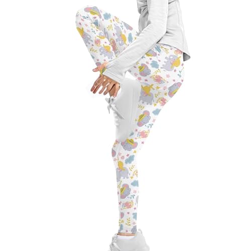 Girls Dot Print Leggings Size 4-13T Stretch Comfort Dance Pants for Little Kids Teen Girls Trendy Yoga Clothes3