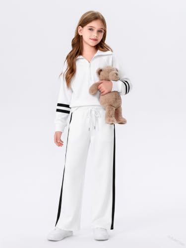 Image of Haloumoning Girls Sweatsuit 2 Piece Zip Long Sleeve Sweat Outfits