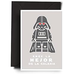 Wild Confetti Tarjeta Día de la Madre ⎪Star Wars Eres la Mejor de la Galaxia ⎪Regalo dia de la madre felicidades mama ⎪Tarjeta Felicitación divertida cumpleaños mamá