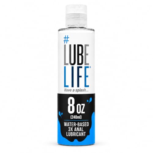 LUBELIFE Water Based 3X Anal Lube, Personal Lubricant...