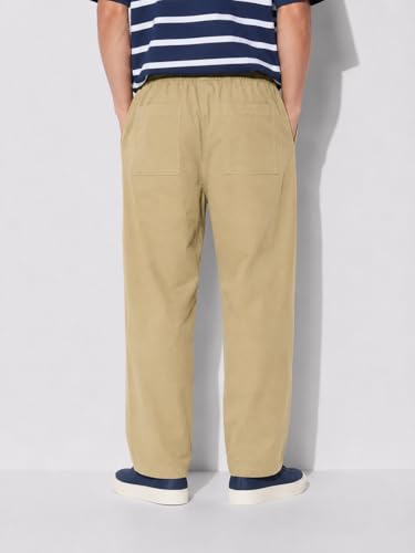 Image of Alan Jones Clothing Mens Washed Jersey Cotton Ankle Pants | Soft Stretch Jersey Cotton | Elastic Waist with Drawstring