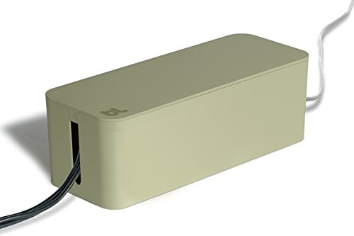 Bluelounge CableBox — Premium Minimalist Cable Sleeve & Clips Kit