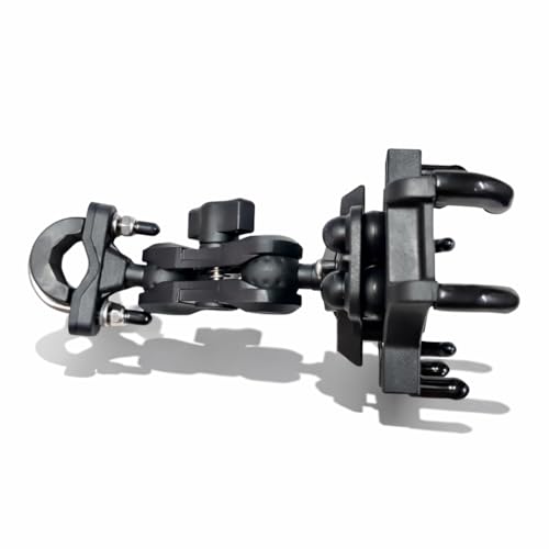 Image of Heavy Duty Bike Mobile Holder | 360 Rotation | Anti-Vibration | Universal Phone Mount for Motorcycle & Scooter | Handlebar Mobile Stand