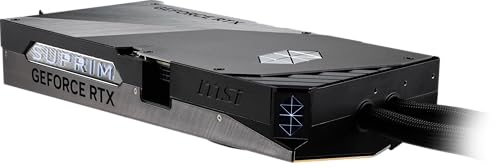 MSI Gaming RTX 5080 16G SUPRIM Liquid SOC Graphics Card (16GB GDDR7, 256-bit, Extreme Performance: 2760 MHz, DisplayPort x 3 2.1a, HDMI 2.1b, NVIDIA Blackwell Architecture) - Image 3