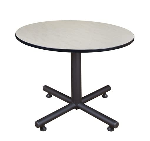 48 in. Round Kobe X Base Lunchroom Table - Maple