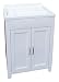 Adventa - Lavadero de Resina para Interior y Exterior, color Blanco, 60...