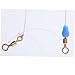 POPETPOP 30Pcs Tangle Fishing Accessories with Silica Wrapped Beans for Night Fishing Deep Drop Rigs Compatible with Lures and Hooks Durable Material