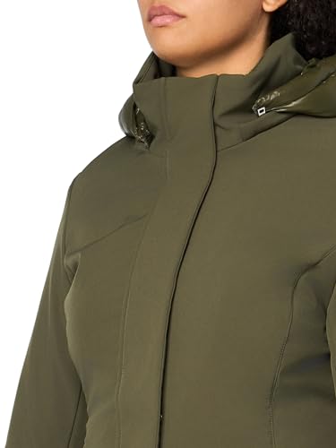 GUESS Women's Midlength Softshell Hood Jacket3