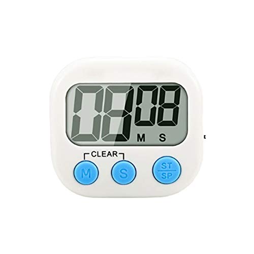 Timer, Multi-Functions Magnetic Countdown Kitchen Digital Timers ,Use For Cooking,Classroom,Bathroom,Teachers,Kids Time Management,White(No Lncluded Battery) #TOP11