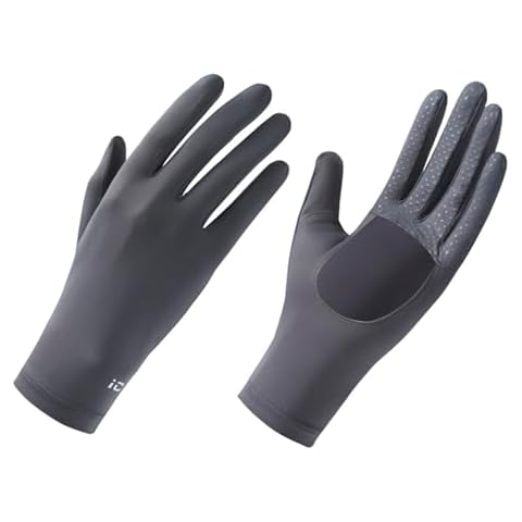 Beisto Women’s Gloves Palm Hollow Out Summer Sun Protection Ice Silk Cycling Gardening Cool Driving Outdoor Activities Work Gloves Cover