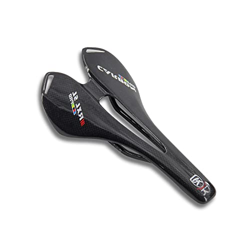 バイクシートカーボンサドル カーボン 軽量サドルMTBカーボンサドル マウンテンバイクカーボンサドル ロードバイク黒3K光沢自転車用 サドルカーボン
