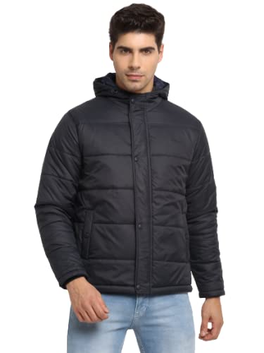 Image of Cantabil Navy-Blue Winter Wear Jacket Full Sleeve for Men l Jacket for Men l Winter Wear Jacket for Men (MJKT00021-NAVY)