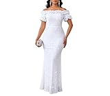 【Material】: The women sequin dress is made of Polyester and Spandex, shining glittering sequin, super soft, stretchy, breathable and skin-friendly, comfortable to wear. 【Design】: Off shoulder, ruffle sleeve, mermaid dress, bodycon, sequin design, coc...