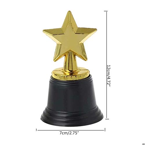 WEIFAN Mini trophées pour Enfants - Trophée de l'étoile d'or pour Les gagnants des récompenses Fêtes des récompenses en… - Image 3