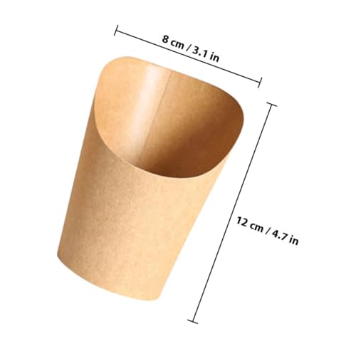 Boîtes à collation avec pliage rapide et design classique en kraft marron - 2