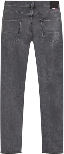 Tommy Hilfiger Herren Jeans Hose Tapered Slim Fit, Grau (Rich Grey), 28W/36L – Ansicht 6