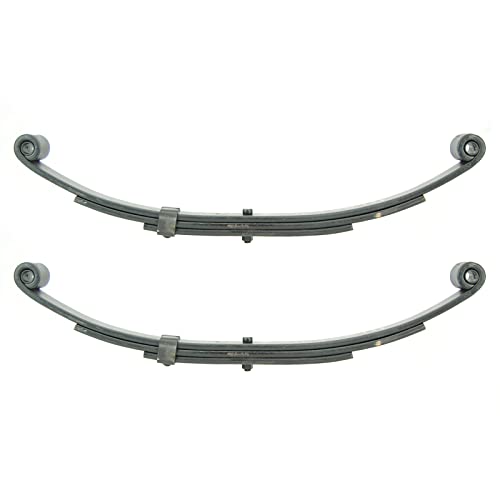 Sturdy Built (2)- Boat Trailer Leaf Springs Double Eye 25.25 3 Leaf 4000 lbs Capacity Black 24006-2 2,000 lb Capacity per Spring