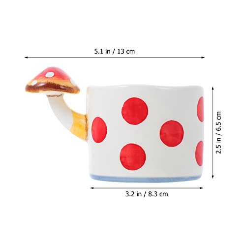 Hemoton Taza de cerámica Kawaii taza de café taza de té taza de beber creativa taza de agua vaso regalo para el día de… - Imagen 8