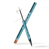 UOCK Dual-ended liquid eyeliner, ultra-fine tip shimmering eyeshadow eyeliner, high-pigment fluorescent pen - create the perfect eye makeup, waterproof and quick-drying. (06#SUNSET BEACH)