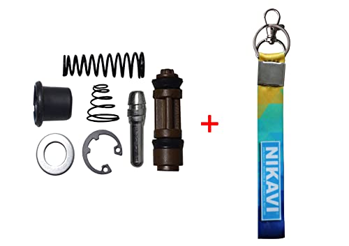NIKAVI BRP03 Brake Master Cylinder Caliper Repair Kit Compatible for Bajaj Pulsar (KBX Type-Models)