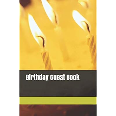 Birthday Guest Book