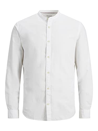 JACK&JONES JUNIOR Jjesummer-Camiseta de Manga Corta para niño Camisa, Blanco, 140 para Niños