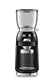 Smeg CGF01BLEU Kaffeemühle, 150, Stainless Steel, schwarz